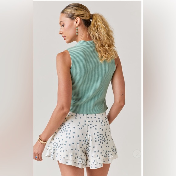 New Francesca’s Emily Ruffle Hem Shorts - Picture 4 of 5